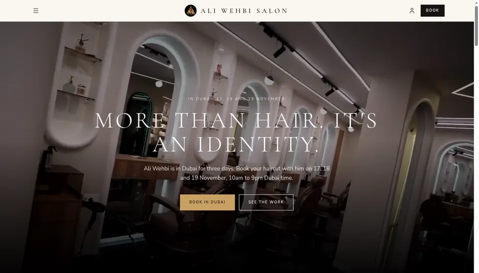 Ali Wehbi Salon, Barbershop