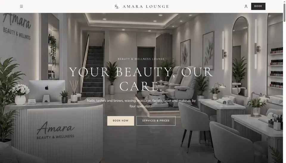 Amara Lounge, Beauty salon