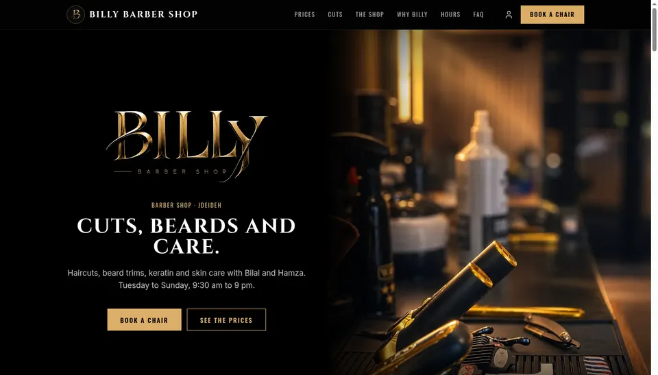 Billy Barber Shop, Barbershop