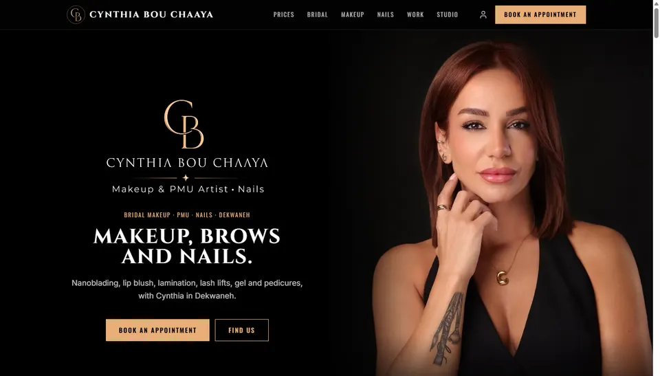 Cynthia Bou Chaaya, Makeup artist