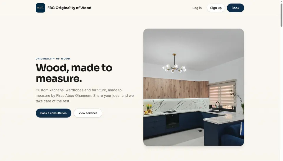FBG Originality of Wood, Woodwork