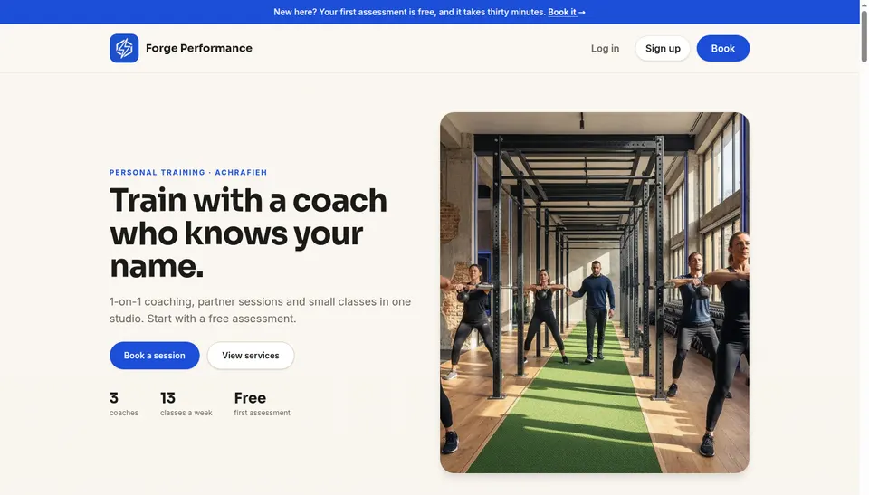 Forge Performance, Personal training