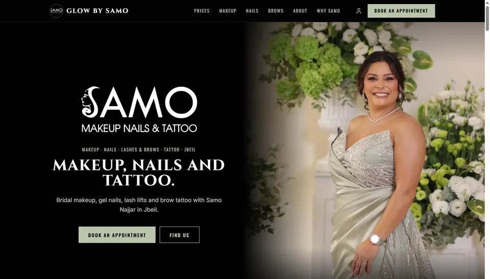 Glow by Samo, Beauty salon