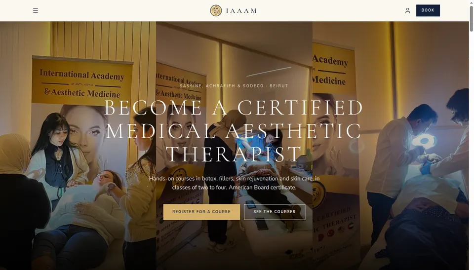 IAAAM, Classes and courses