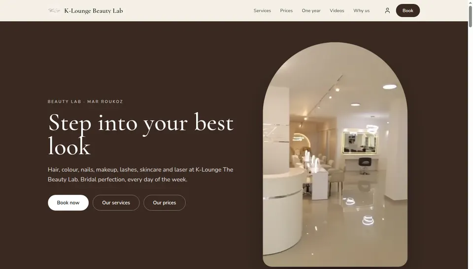K-Lounge Beauty Lab, Beauty salon