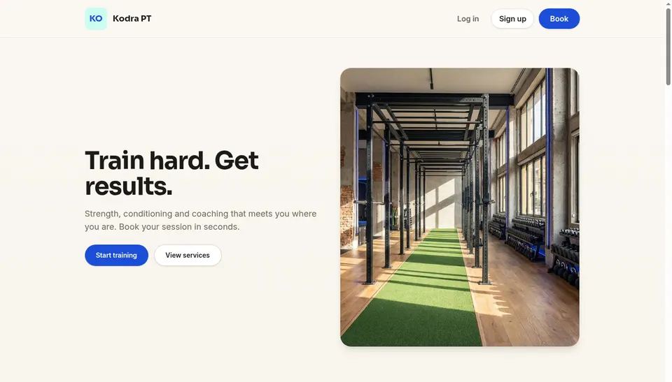 Kodra PT, Fitness studio