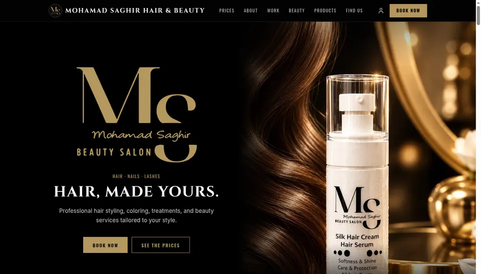 Mohamad Saghir Hair & Beauty, Hair salon