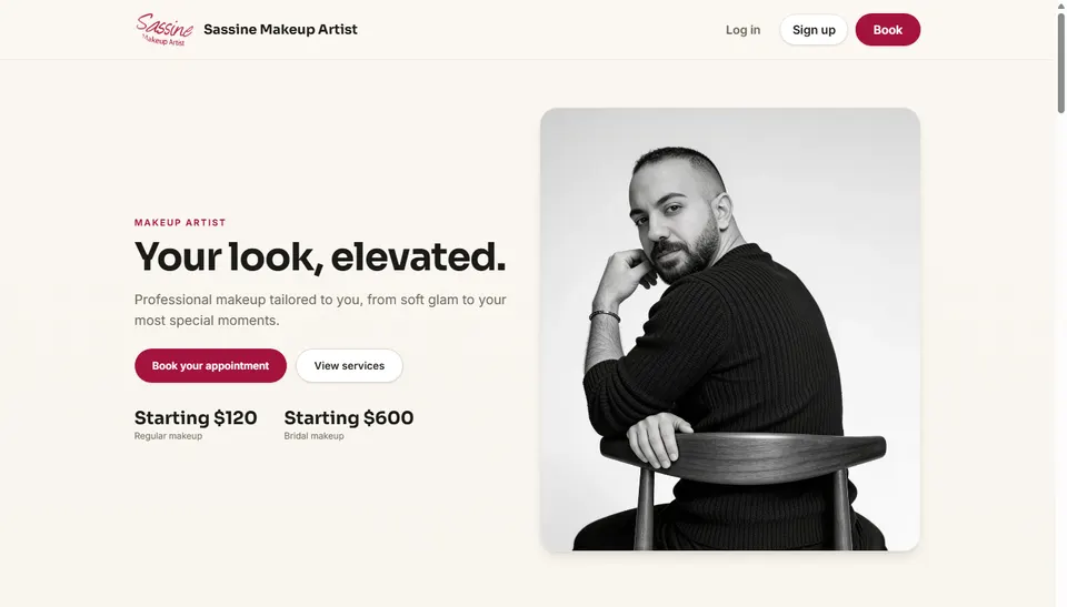 Sassine Makeup Artist, Makeup artist