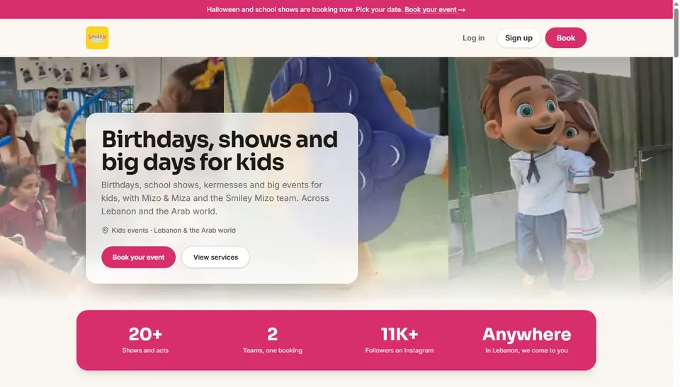 Smiley Mizo, Kids events