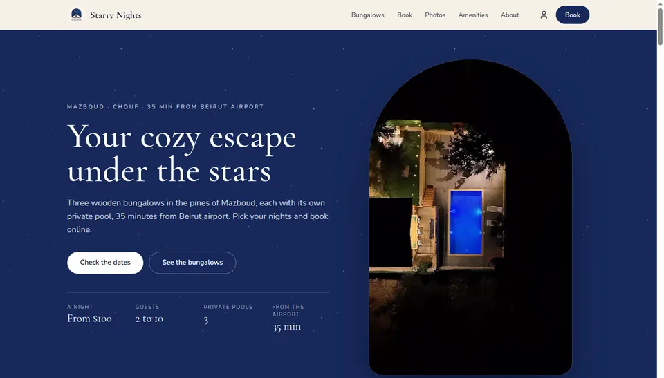 Starry Nights, Chalets