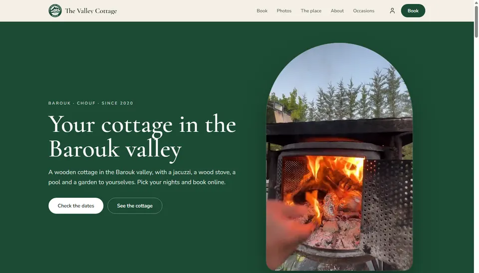 The Valley Cottage, Holiday cottage