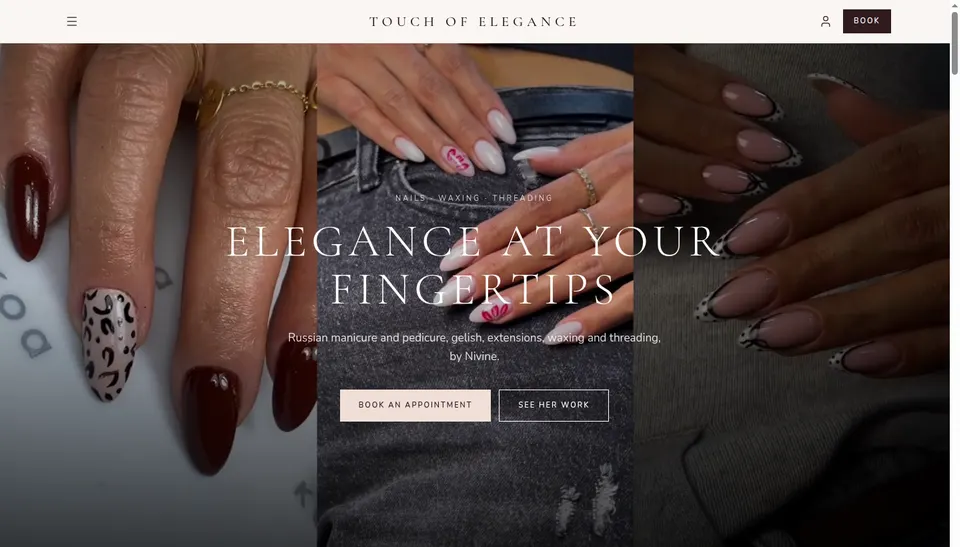 Touch of Elegance, Beauty salon