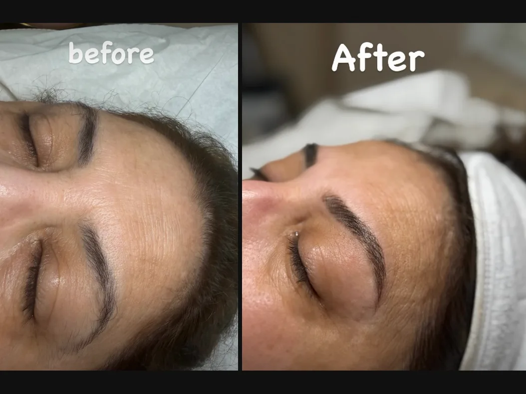 Eyebrow tattoo, another client